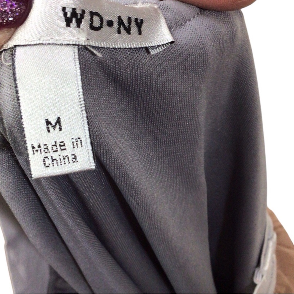 Elegant Colorblock Pleated Skirt - Picture 4 of 4